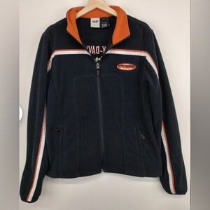 XL 00s Harley Davidson Women’s Black Fleece Jacket